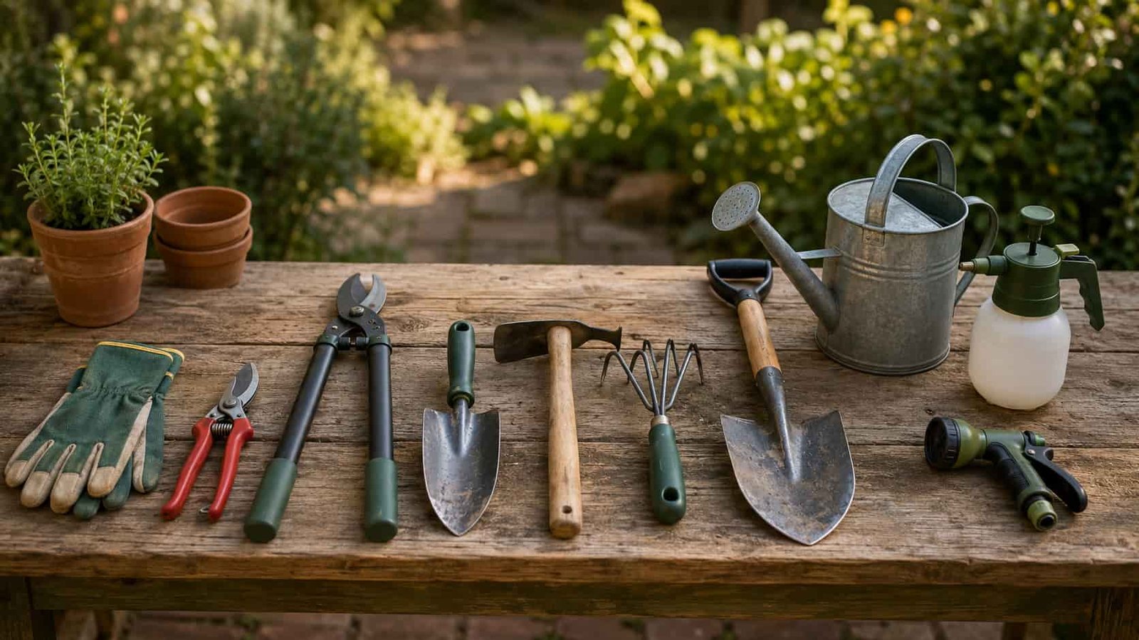 10 attrezzi da giardinaggio indispensabili per curare orto, balcone e giardino