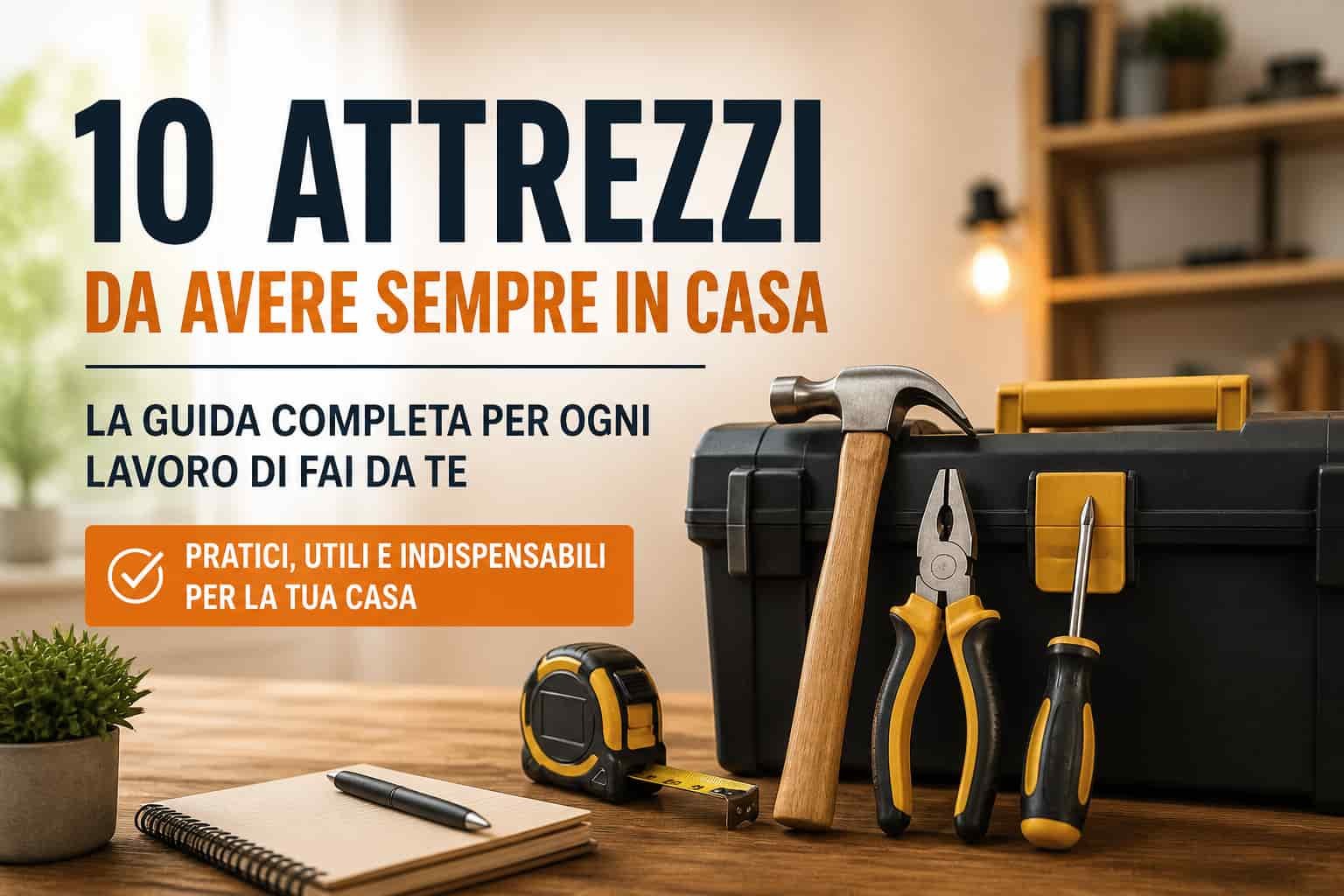 Attrezzi da avere sempre in casa per il fai da te domestico